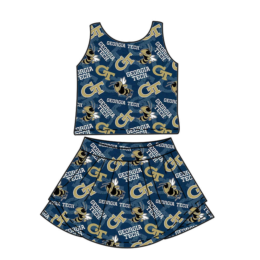 ( Moq 5 each style ) Baby Girl Toddler GT Team Sibling Dress Set