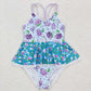 Baby Girl Summer Floral One Piece Sibling Sister Swimsuits