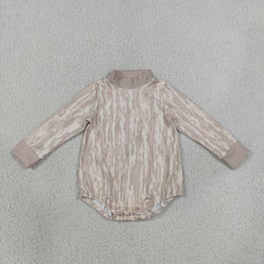 Baby Kids Infant Long Sleeves Bubble Camo Romper Yoga Active Clothes RTS