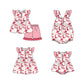 Baby Girl Western Cowgirl Sibling Romper Dress Clothes Set ( Moq 5 Each Design )