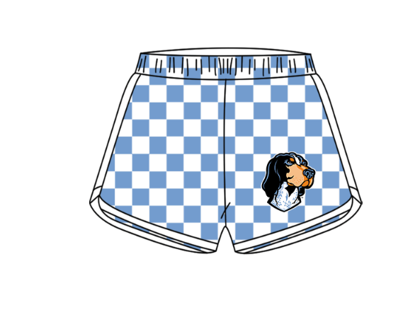 ( Moq 5 Each Style ) Baby Boys Girls Toddler Dogs Plaid Sibling Shorts Sets Team Clothing