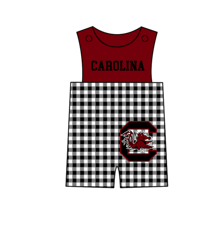 ( Moq 5 Each Style ) Baby Boys Girls Kids Chicken Plaid Team Sibling Rompers Dress Sets