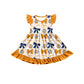 ( Moq 5 each style ) Baby Girl Toddler I Team Bows Sibling Dress Set 6.25