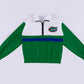 ( Moq 5 Each Style ) Sibling Baby Girls Kids Green Bows Team Shirt Sets Clothes