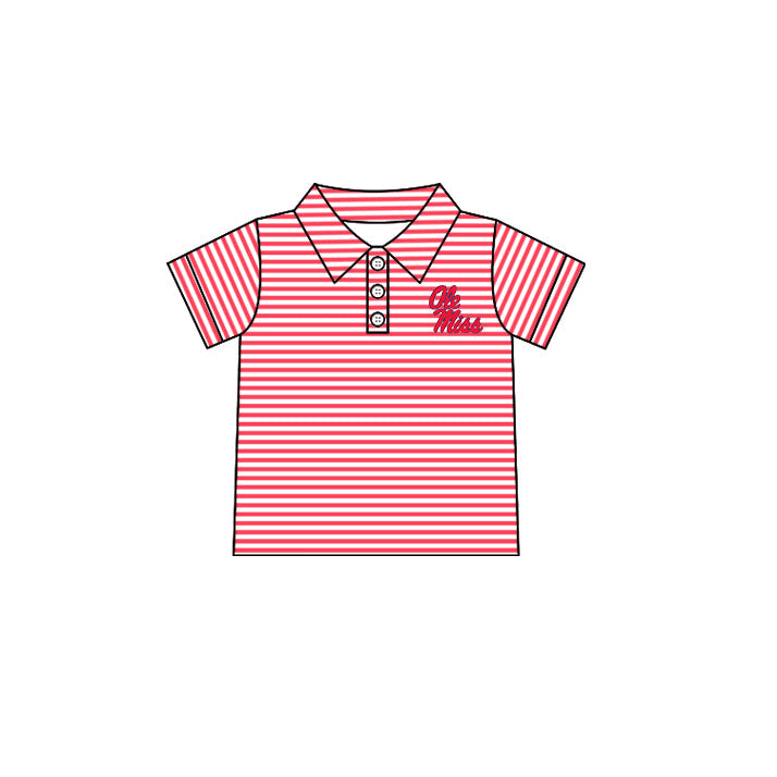 ( Moq 5 each style ) Baby Boy Girl Short Sleeves Team Sibling Dress Shirt Set 5.5