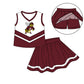 ( Moq 5 each style ) Baby Boy Girl  Team Cheer Bows Sibling Shirt Dress Set 8.2