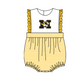 ( Moq 5 Each Style ) Baby Boys Girls Kids Yellow Stripes Team Sibling Rompers Sets