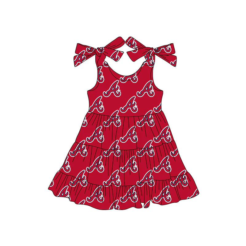 ( Moq 5 each style ) Baby Girl Toddler A Team Sibling Romper Dress Set 7.15