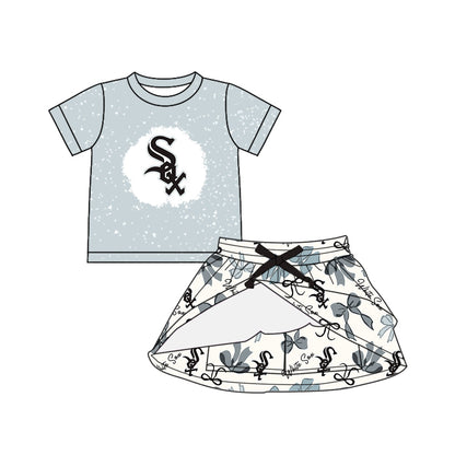 ( Moq 5 each style ) Baby Girl Team Bows Sibling Dress Set 5.19