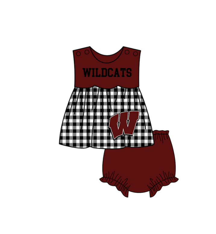 ( Moq 5 Each Style ) Baby Boys Girls Kids W Plaid Team Sibling Rompers Dress Sets