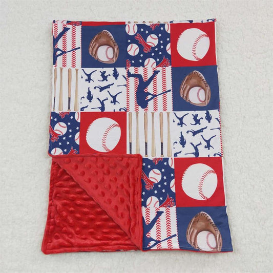 BL0063 Baby Kids Baseball Blanket