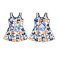 ( Moq 5 each style ) Baby Girl Team H Bows Sibling Dress Set 5.17