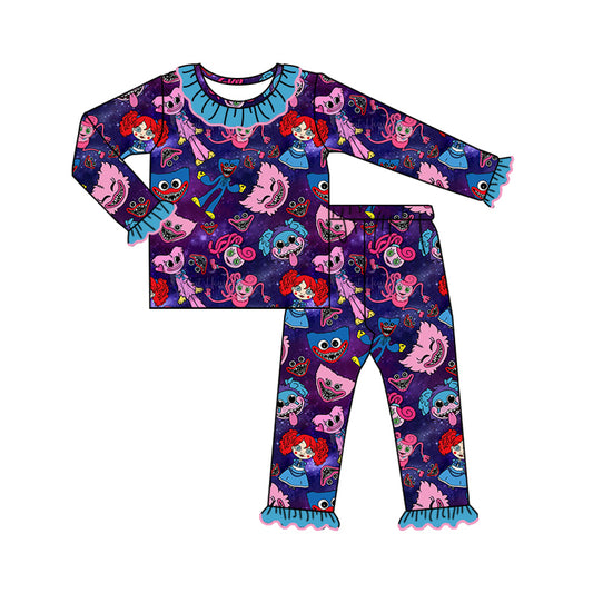 Baby Girl Long Sleeves Halloween Shirt Pants Set Pajamas