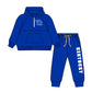 ( Moq 5 each style ) Baby Boy Girl Team Football Sibling Blue Shirt Dress Set 8.19