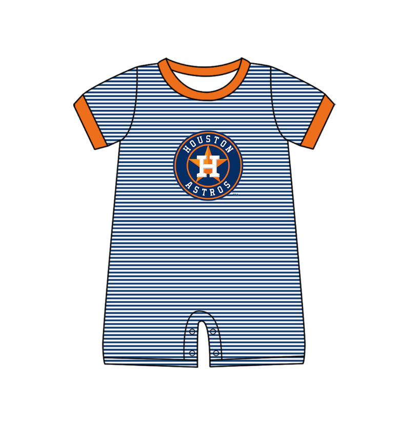 ( Moq 5 Each Style ) Baby Boys Girls Kids Team Sibling Star Blue Stripes Rompers Sets