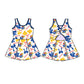 ( Moq 5 each style ) Baby Girl Team KU Bows Sibling Dress Set 5.22