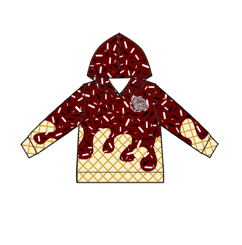 ( Moq 5 each style ) Baby Boy Girl Summer Team Sibling Dog Drip Bows Shorts Shirt Dress Set 7.25