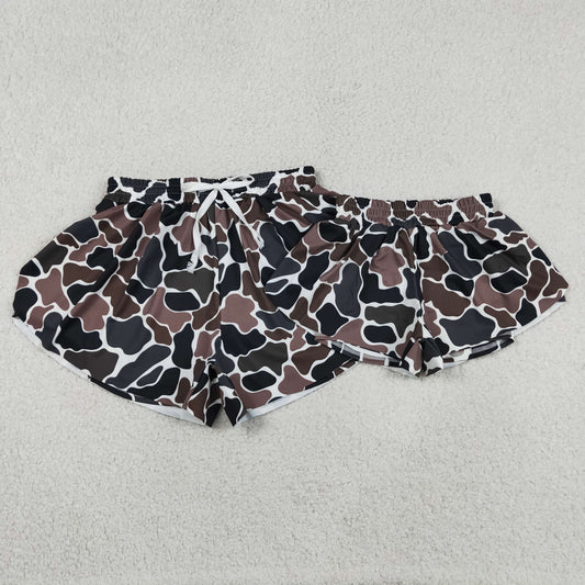 Sibling Family Kids Girls Adult Women Camo Yoga Southern Shorts Bottoms RTS