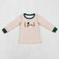 Sibling Boys Kids Long Sleeves Embroidery Dogs Ducks Deer Hunting Shirt Tops RTS