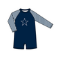 ( Moq 5 Each Style ) Baby Boys Girls Kids Team Sibling Jumpsuits Sets Swimsuits Navy Clothes