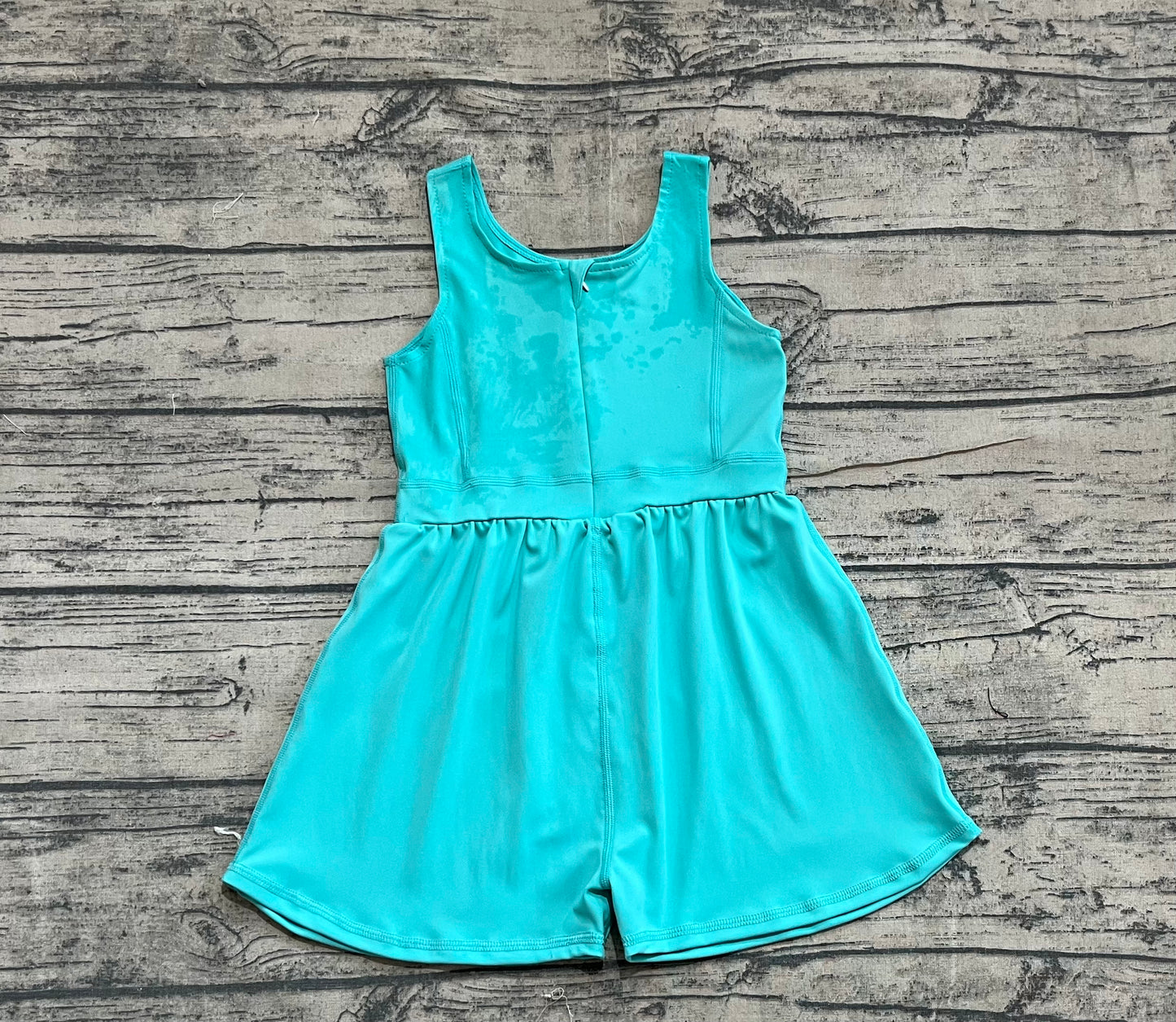 Preorder Baby Girl Sleeveless Green Yoga Active Jumpsuit ( No moq )