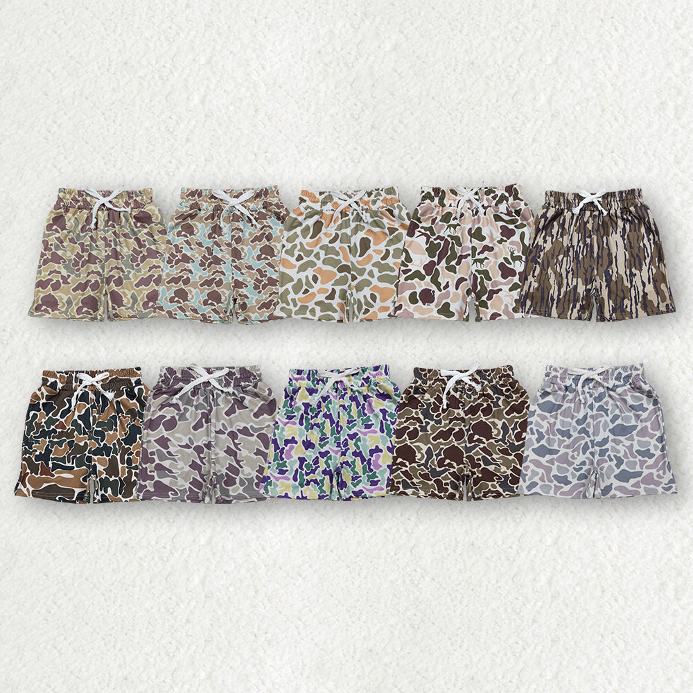 Sibling Baby Boys Toddler Camo Pockets Shorts Southern Summer Bottoms RTS