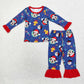 Baby Boy Christmas Cartoon Mouse Shirt Pants Pajamas Set