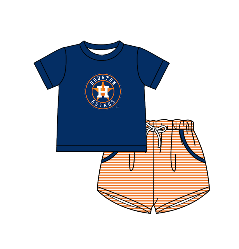 ( Moq 5 Each Style ) Baby Boys Girls Kids Team Sibling Star Blue Stripes Rompers Sets