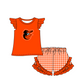 ( Moq 5 Each Style ) Baby Boys Girls Kids Team Sibling Orange Stripes Rompers Sets