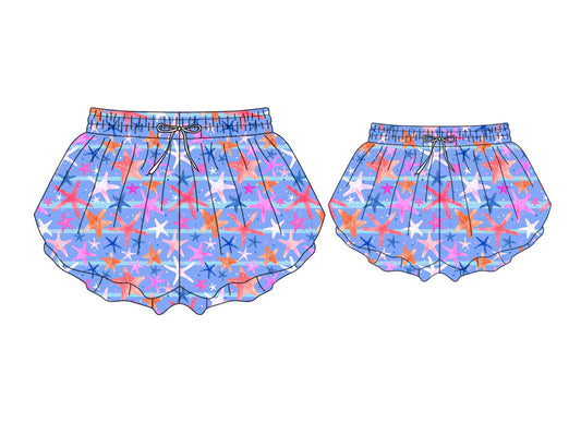 ( Moq 5 Each Style ) Baby Girl Adult Women Sibling Mommy And Me Family Summer Shorts