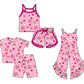Baby Girl Stars Pink Sibling Jumpsuit Set ( Moq 5 Each Style ) 3.6