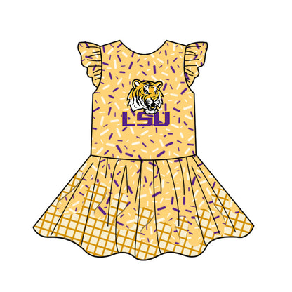 ( Moq 5 each style ) Baby Boy Girl Team Tiger Sibling Dress Shorts Skirt 5.8