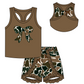 Baby Girl Toddler Bows Camo Sibling Matching Clothes Set ( Moq 5 Each Design )