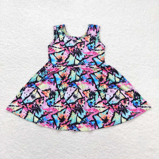 Baby Girl Sleeveless Colorful Summer Dress