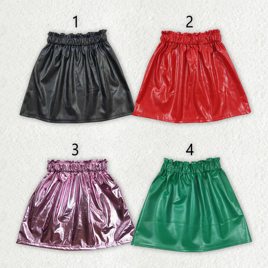 Baby Girl Leather Skirt Sibling Clothes RTS