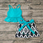 Promotion Baby Girl Cotton Tops Aztec Shorts Summer Outfit