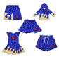( Moq 5 each style ) Baby Boy Girl Team Pig Blue Sibling Dress Shorts Skirt 5.8
