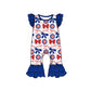 ( Moq 5 each style ) Baby Girl Toddler Team Bows Sibling Romper Dress Set 6.16