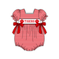 ( Moq 5 ) Baby Girls Kids Short Sleeves Tigers Stripes Bows Team Romper