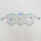 Sibling Baby Boys Long Sleeves Embroidery Ducks Deer Pockets Plaid Bubble Rompers RTS