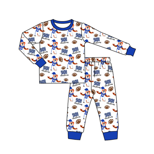 Baby Boy Tiger Team Long Sleeves Shirt Pants Pajamas Set