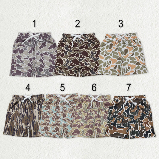 Sibling Baby Boys Kids Camo Pockets Shorts Southern Bottoms RTS