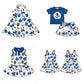 ( Moq 5 each style ) Baby Girl Team Bows Sibling Dress Set 5.22