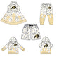 ( Moq 5 each style ) Baby Boy Girl Cow Team CU Sibling Dress Shirt Shorts Pants 6.3