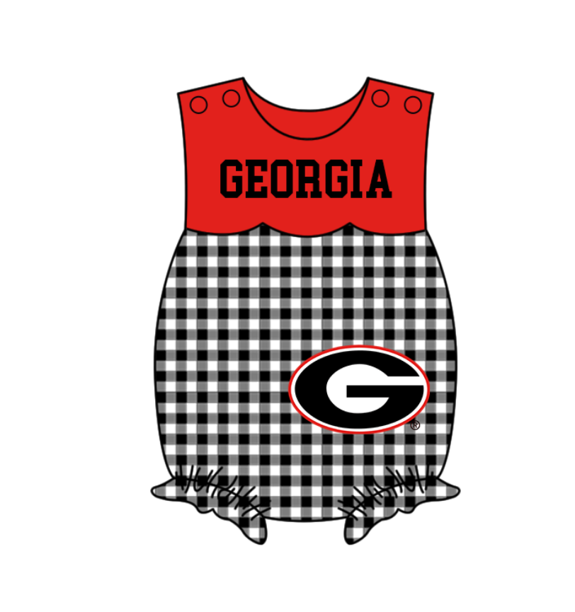 ( Moq 5 Each Style ) Baby Boys Girls Kids G Plaid Team Sibling Rompers Dress Sets