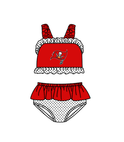 ( Moq 5 Each Style ) Baby Boys Girls Kids Team Sibling Jumpsuits Sets Red Swimsuits Clothes