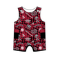 ( Moq 5 each style ) Baby Boy Girl Team A Checked Sibling Dress Romper Set 5.6