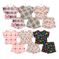 ( Moq 5 Each Style ) Sibling Baby Girls Kids Short Sleeves Pencil Bows Flower Shirts Shorts Back to School Sets