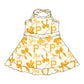 ( Moq 5 each style ) Baby Girl Team P Bows Sibling Dress Set 5.22