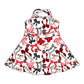 ( Moq 5 each style ) Baby Girl Team Bows Sibling Dress Set 5.15